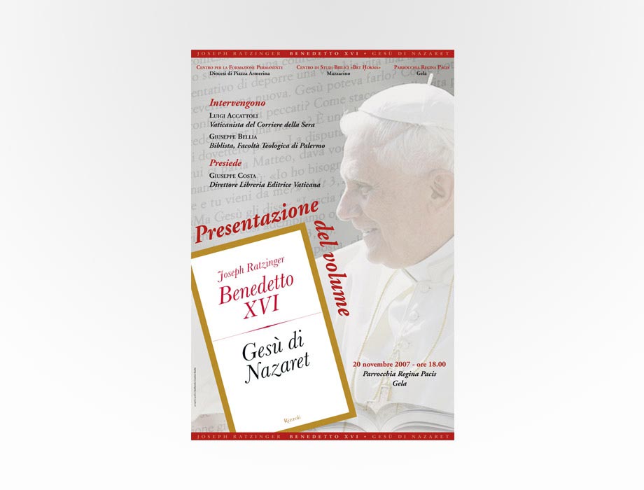 Salvatore Tirrito | Benedetto XVI, Gesù di Nazaret