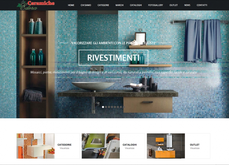 Sito web Edera Ceramiche