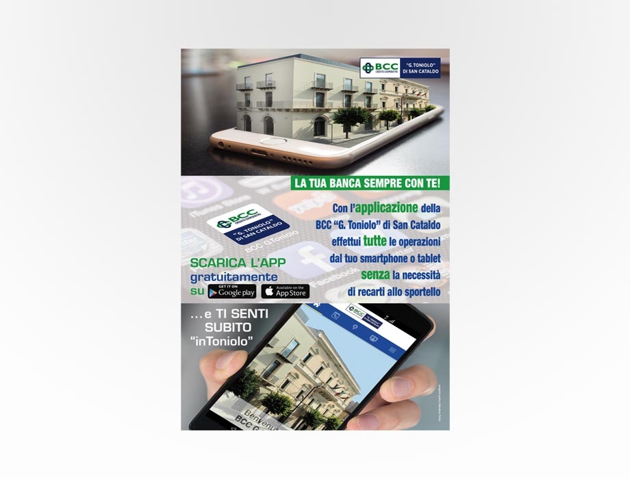 Manifesto App Banca di Credito Cooperativo “G. Toniolo”