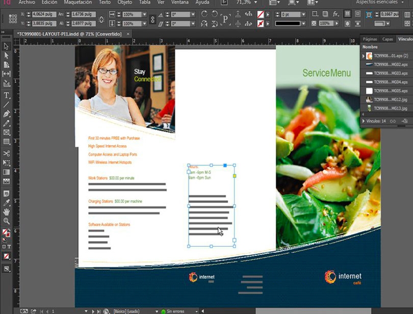 Adobe InDesign è un&#039;applicazione professionale di impaginazione per la stampa e il publishing digitale.
