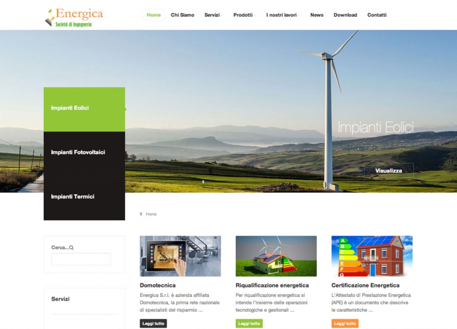 Sito web Energicaweb